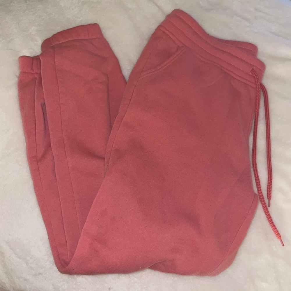 Pink sweatpants